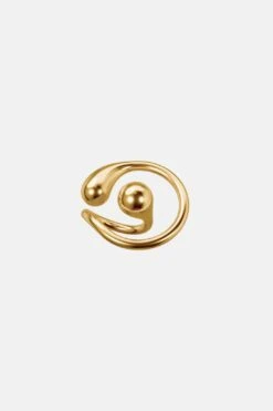 Circular Drop Ring - Gold -Mam Originals Shop PLEIADIANS PRODUCT G247 gfmsy5