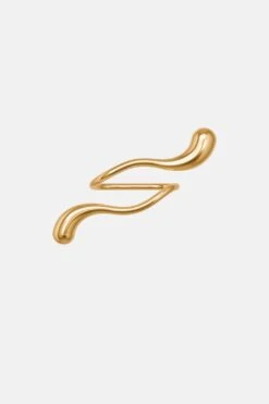 Double-Finger Drop Ring - Gold -Mam Originals Shop PLEIADIANS PRODUCT G249 ft9snk