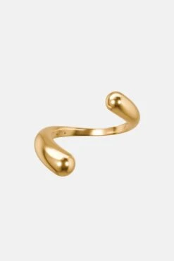 Drops Asymmetrical Necklace - Gold -Mam Originals Shop PLEIADIANS PRODUCT G346.1 elztun