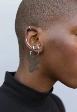 Silver Set Of Ear Cuffs